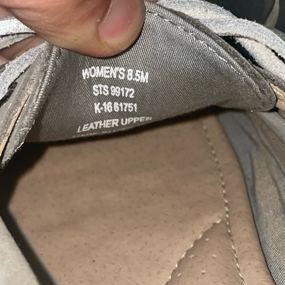 Gray suede🩶sperry platforms chunky sneakers platform sneakers boat shoes y2k - Picture 7 of 9